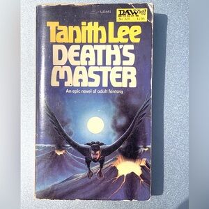 Vintage Tanith Lee "Death's Master" Fantasy Horror Paperback Book 1979